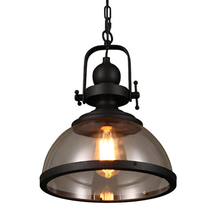 Antique Glass Iron Retro Industrial Chandelier Pendant Ceiling Light