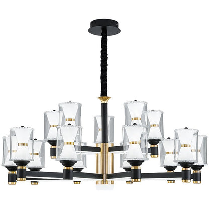 Lyra Hourglass 2 Tier Chandelier