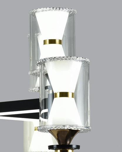 Lyra Hourglass 2 Tier Chandelier