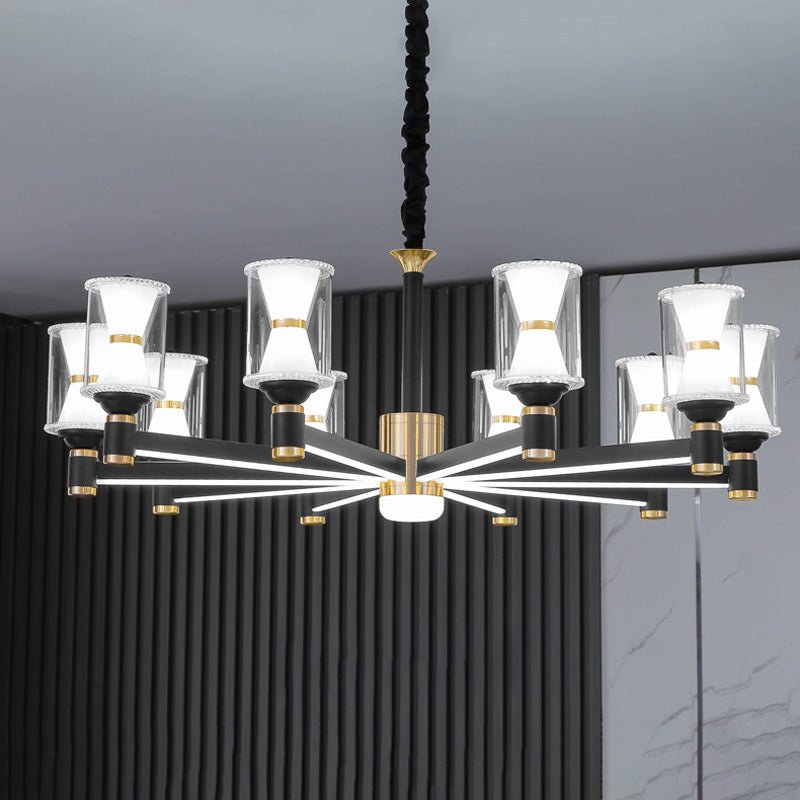 Lyra Hourglass 2 Tier Chandelier