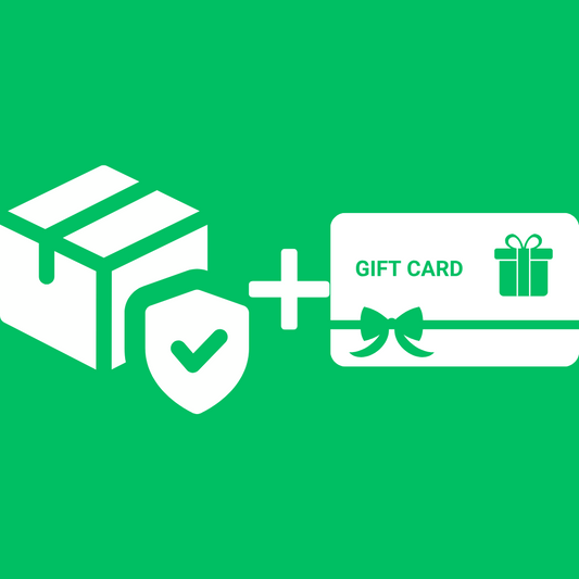 Shipping insurance + FREE 10% Gift Card