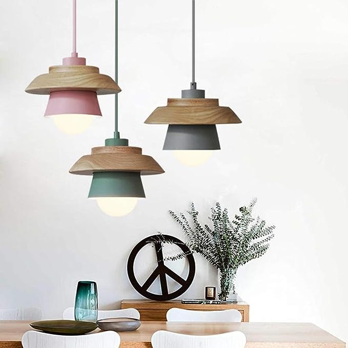 Nordic Wood Pendant Lights