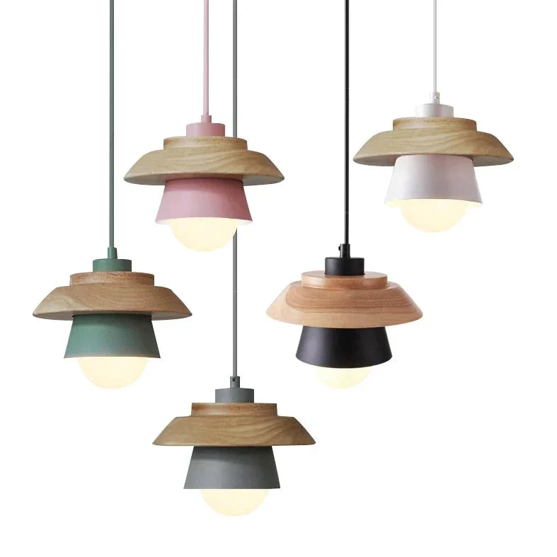 Nordic Wood Pendant Lights