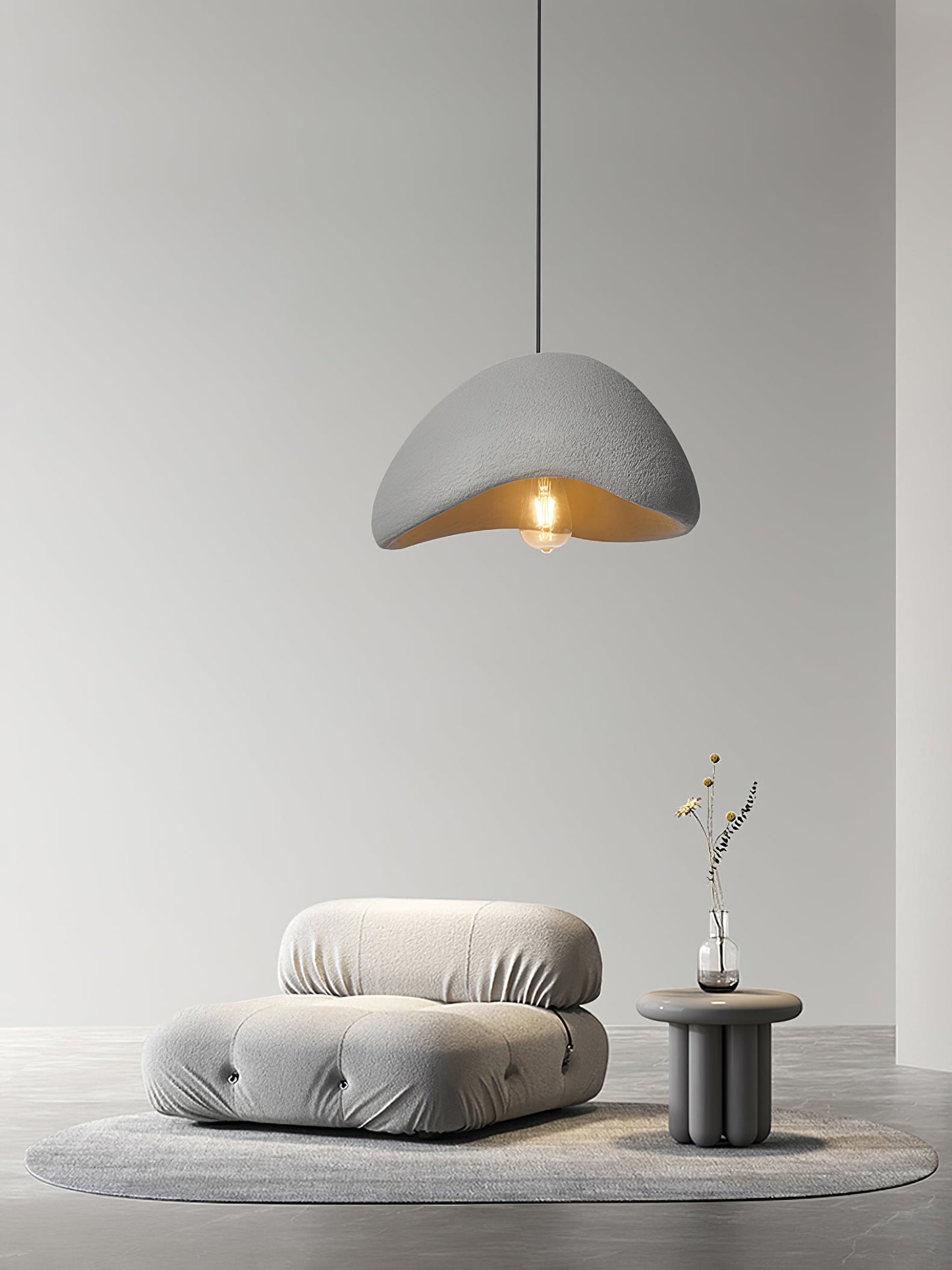 Wabi-Sabi Cocoon Pendant Light