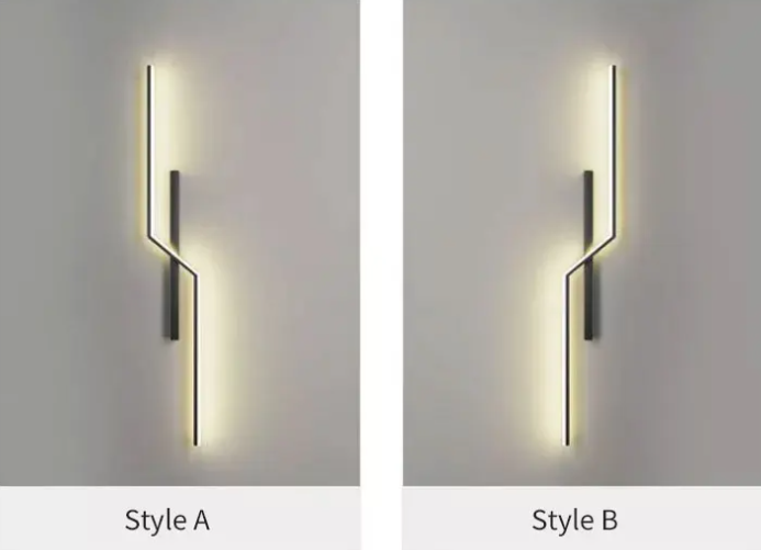 Lines Creative LED Modern Minimalist Wall Lamp Decorative Wall Lighting