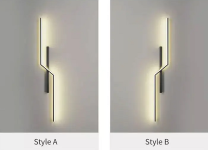 Lines Creative LED Modern Minimalist Wall Lamp Decorative Wall Lighting