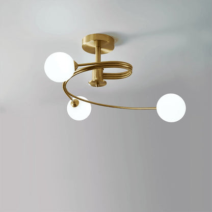 Ably Spiral Chandelier