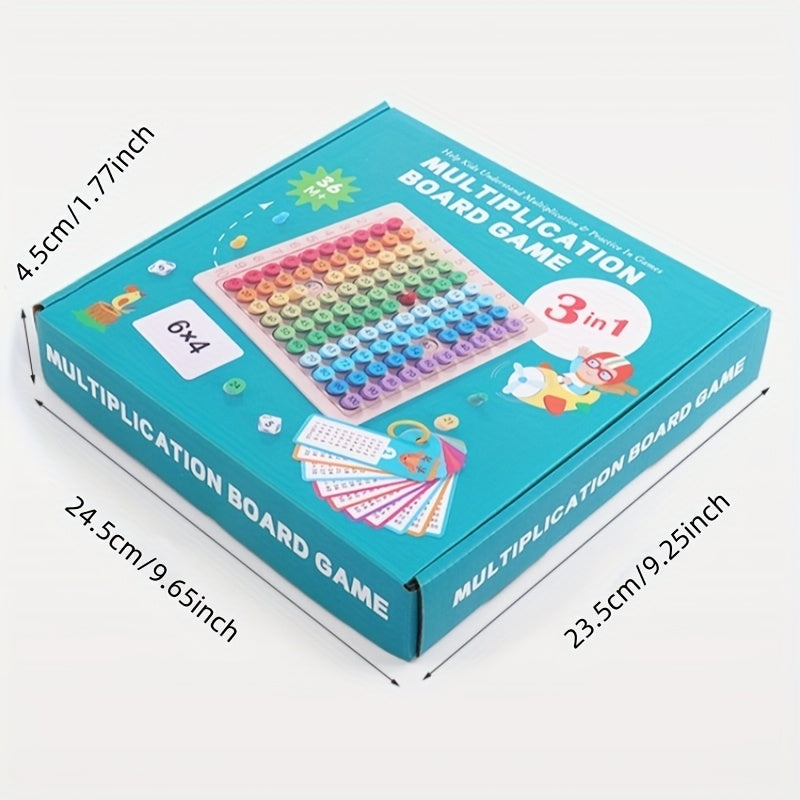 LogiJoy™⎪3-in-1 Multiplication & Division Board Math Learning Game