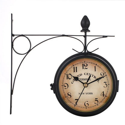 EuroElegance Double-Sided Wall Clock