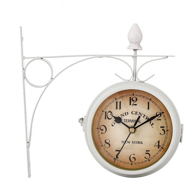 EuroElegance Double-Sided Wall Clock