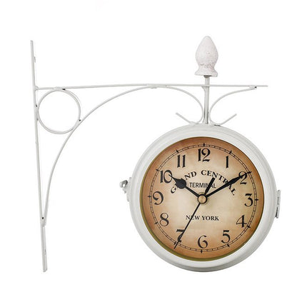 EuroElegance Double-Sided Wall Clock