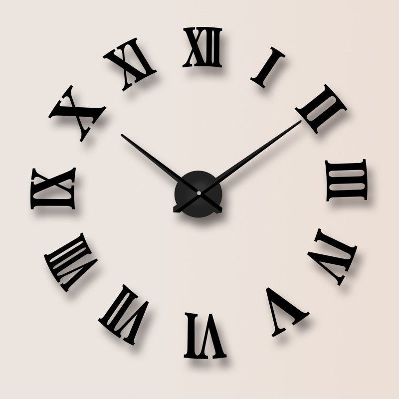 Roman Numeral Creative Wall Clock