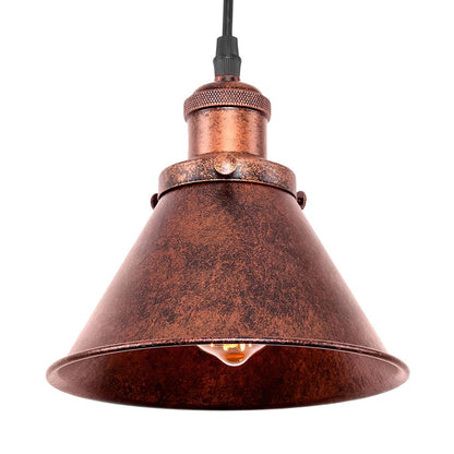 Industrial Vintage Antique Copper Pendant Light