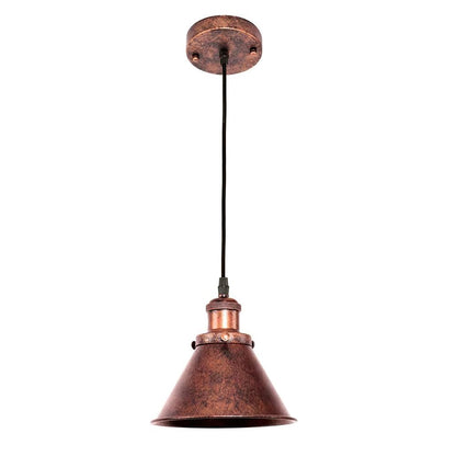 Industrial Vintage Antique Copper Pendant Light