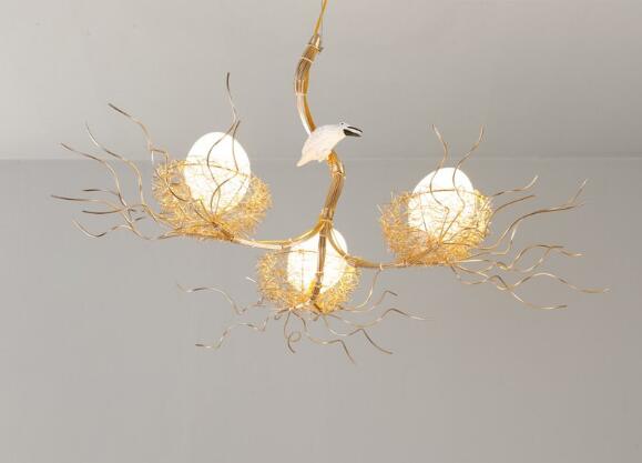 Gold Nest Ceiling Light