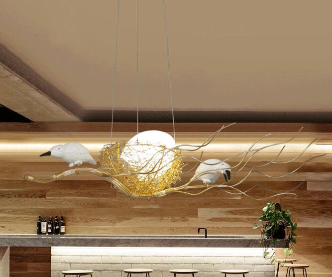 Gold Nest Ceiling Light