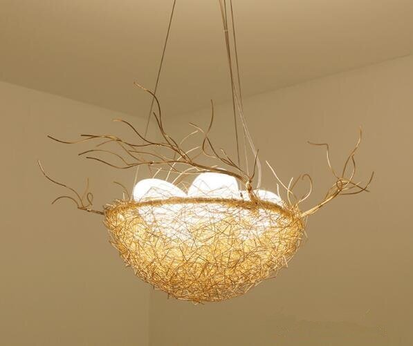 Gold Nest Ceiling Light