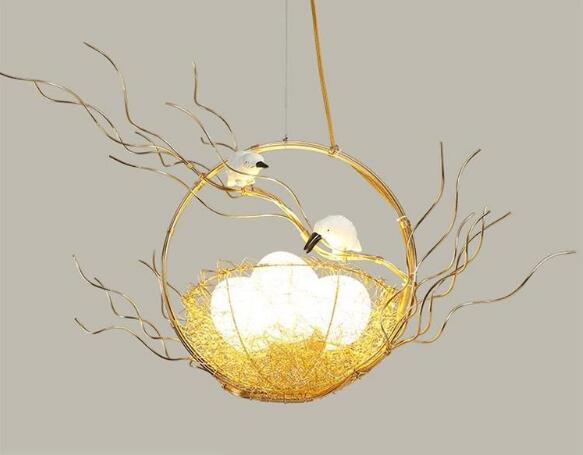 Gold Nest Ceiling Light