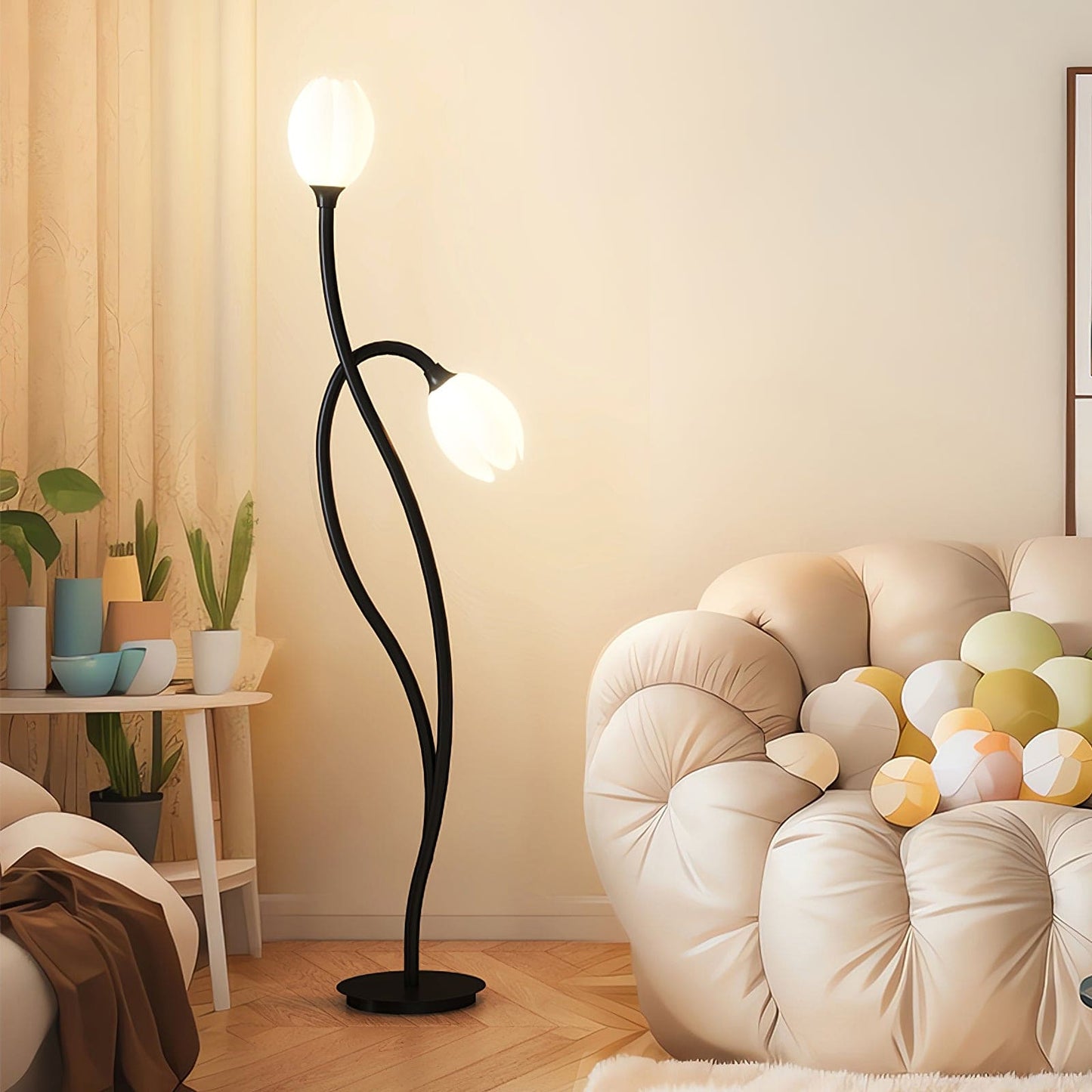 Manta Flower Floor Lamp