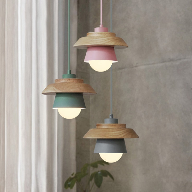 Nordic Wood Pendant Lights