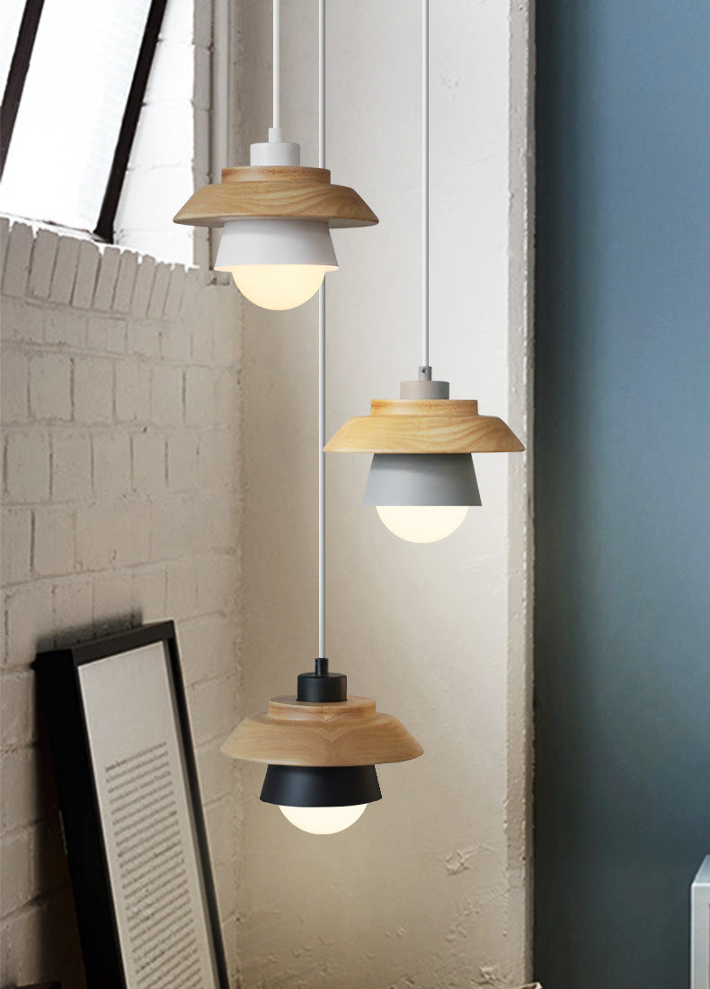 Nordic Wood Pendant Lights