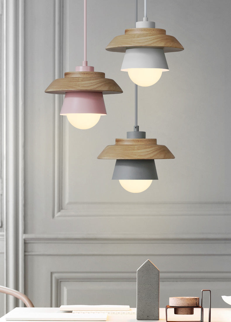 Nordic Wood Pendant Lights