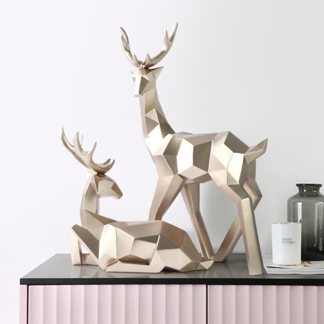 Scandinavian Reindeer Figurine